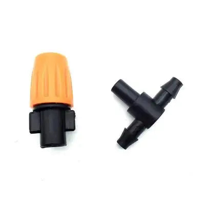 1 Set DIY Automatic Spray Kit Copper Nozzle 1/4 ' Hose Dripper 1/4 ' Tee Quick Connector Automatic Plant Waterer Mist Maker