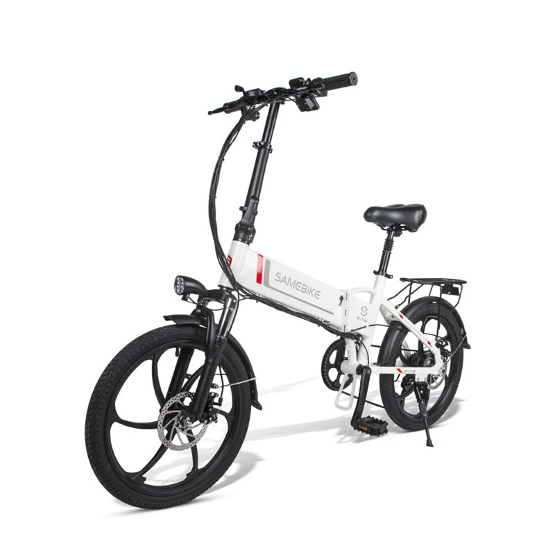 EU Stock Original SAMEBIKE 20LVXD30 Cycling Folding Smart Electric Bike E-Bike 48V 10.4AH 350W 20 inch 35km/h with EU Plug