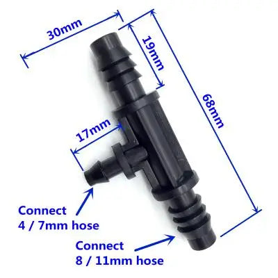 1 Set DIY Automatic Spray Kit Copper Nozzle 1/4 ' Hose Dripper 1/4 ' Tee Quick Connector Automatic Plant Waterer Mist Maker
