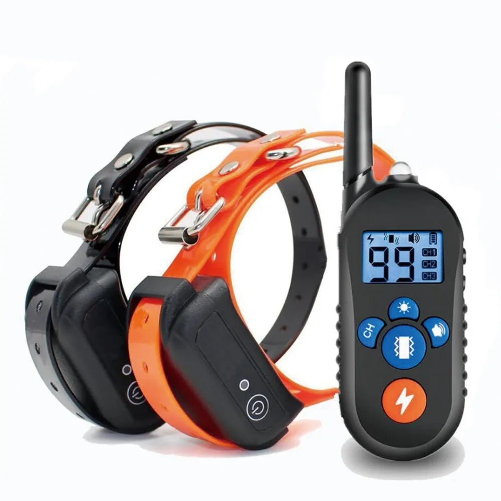 1pc 2500 Ft Long Remote Dog Collar Training Device Beep/Vibration Warning Pet Bark Stopper Waterproof Receiver