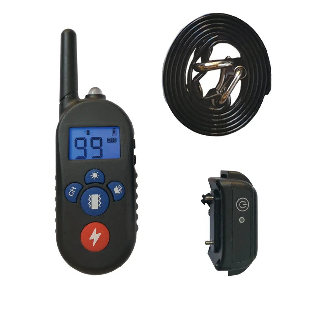 1pc 2500 Ft Long Remote Dog Collar Training Device Beep/Vibration Warning Pet Bark Stopper Waterproof Receiver