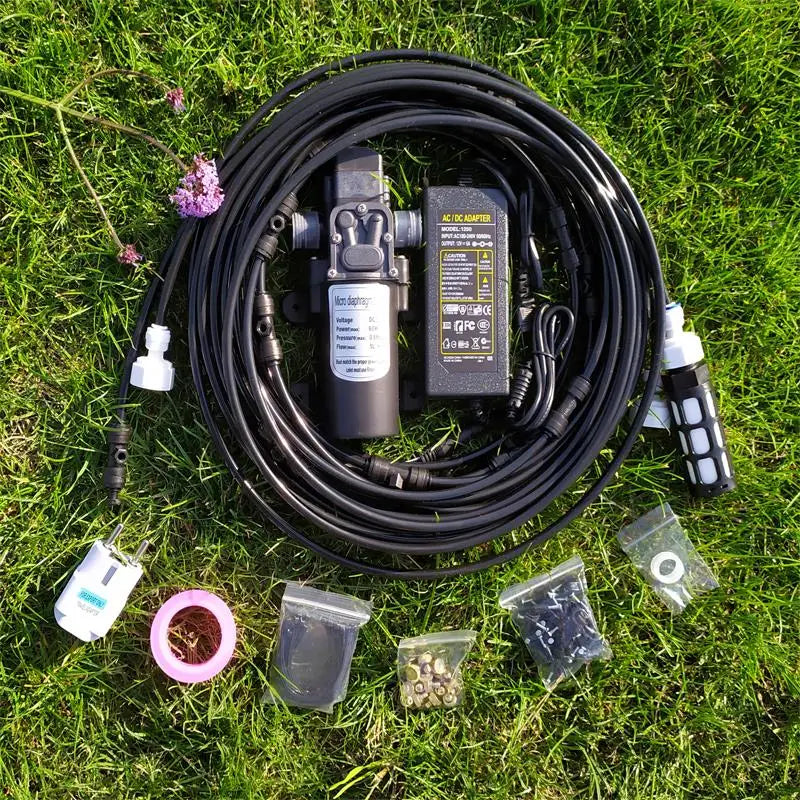 12V Misting Pump 160PSI High Pressure Booster Diaphragm Water Sprayer Fog Machine Nebulizer Atomizer Mister Line