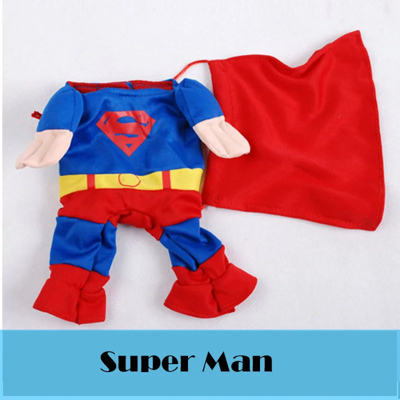 Fashion Cute Pets Sets Transfiguration Clothes Super Hero Cosplay For Dog Cat Easy Wear Soft Comfortable Like A Man Novel Sets