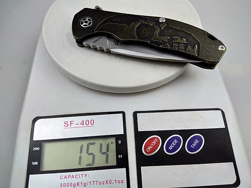 CH CH3504 Folding Knife S35VN Blade Titanium Handle Tactical Camping Hunting Survival Pocket Flipper Kitchen Outdoor EDC Knife