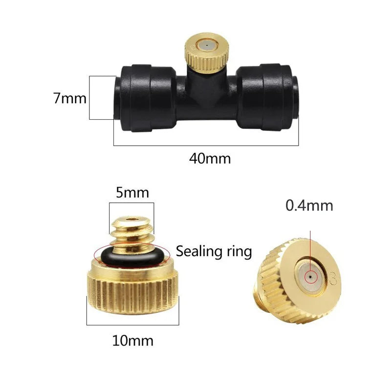 12V Misting Pump 160PSI High Pressure Booster Diaphragm Water Sprayer Fog Machine Nebulizer Atomizer Mister Line