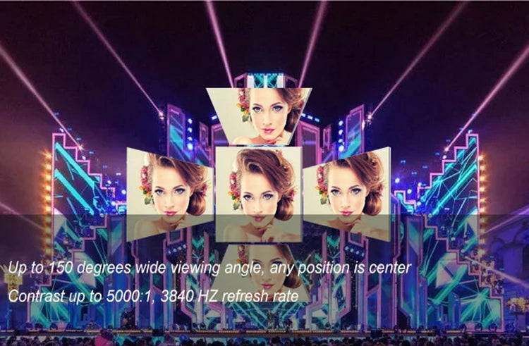 XR Virtual Production Studio HD Indoor Filming LED Wall P2.6 500x500mm Display Panel