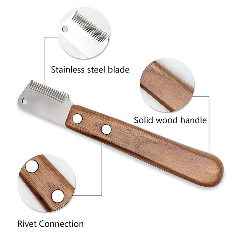 Pet Hair Removal Knife Dog Brush Grooming Tools Dogs Lint Shedding Trimmer Brushes Cats Hair Shedding Comb Pet Supplies