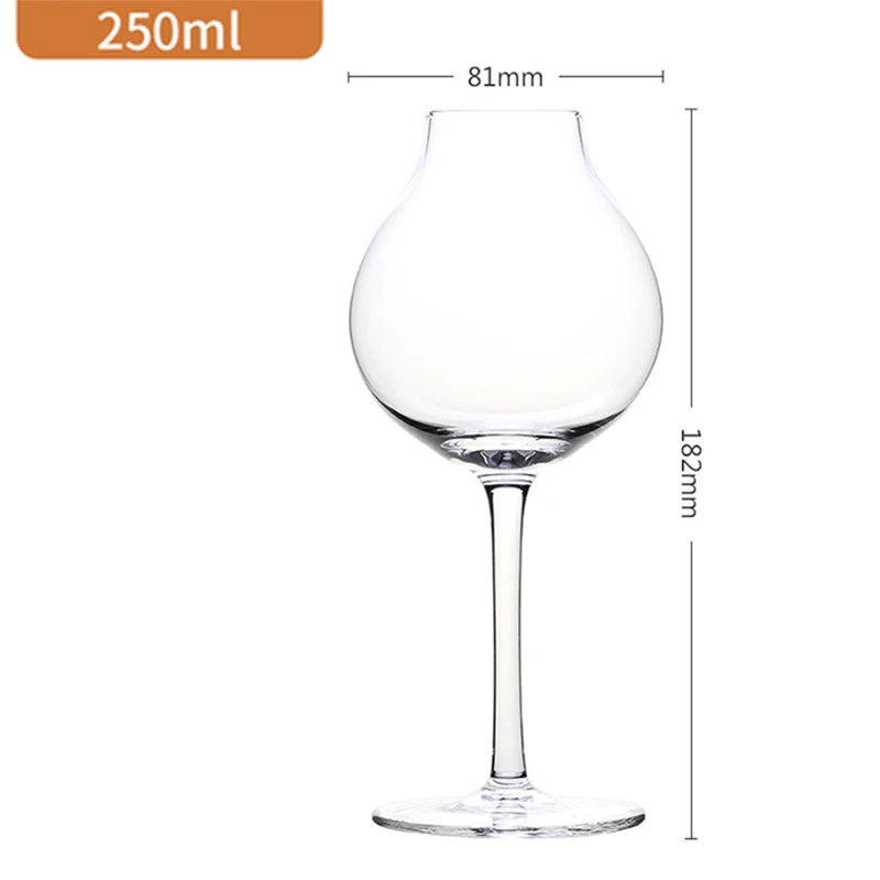 2PCS Britain Blender's Professional Bartender Scotch Whisky Crystal Goblet Cup Bud Whiskey Chivas Regal Wine Tasting Glass Bar T