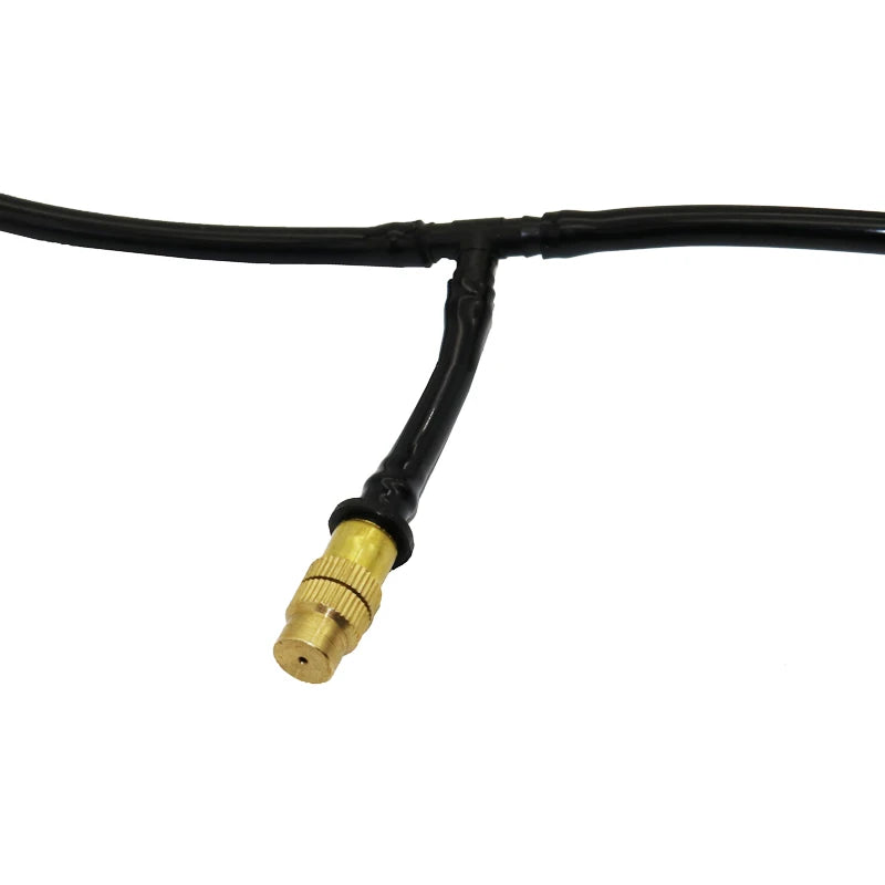 1 Set DIY Automatic Spray Kit Copper Nozzle 1/4 ' Hose Dripper 1/4 ' Tee Quick Connector Automatic Plant Waterer Mist Maker