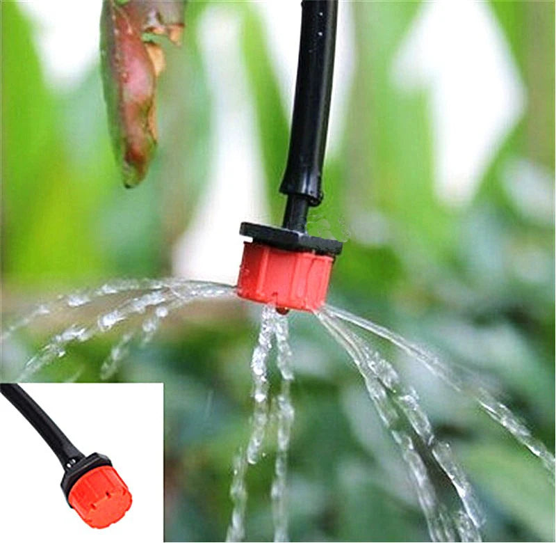 1 Set DIY Automatic Spray Kit Copper Nozzle 1/4 ' Hose Dripper 1/4 ' Tee Quick Connector Automatic Plant Waterer Mist Maker