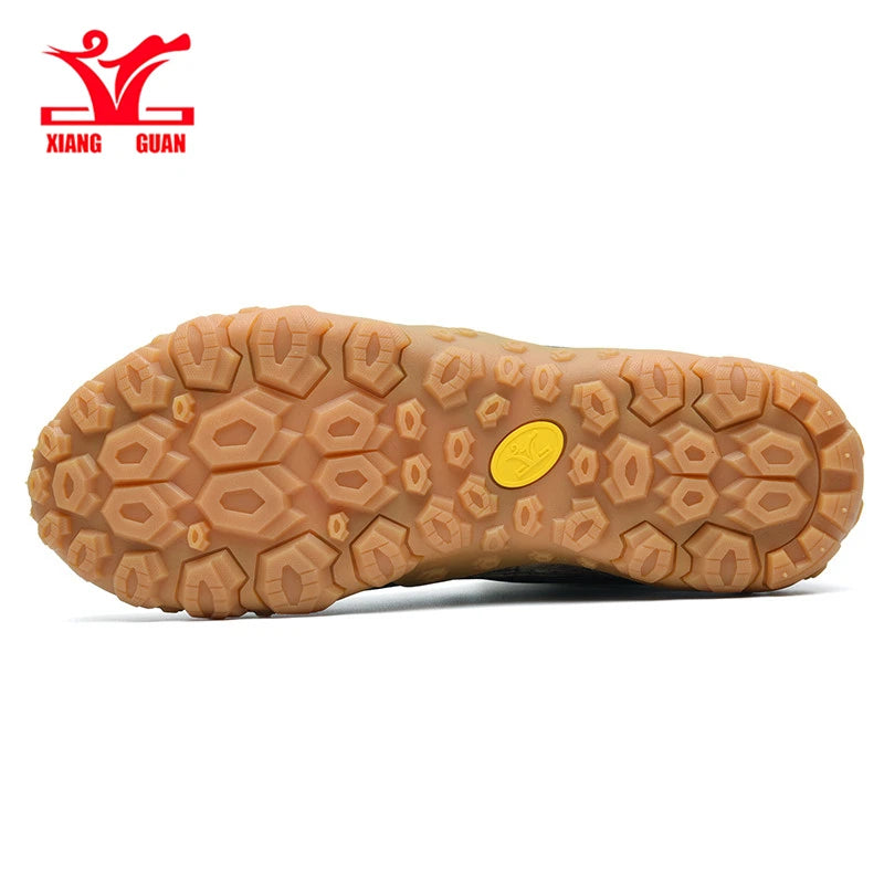 XIANG GUAN Hiking Shoes Men Waterproof Tree Bionic Camo Climbing Mountain Tactical Boots Women Outdoor Sports Camping Trekking