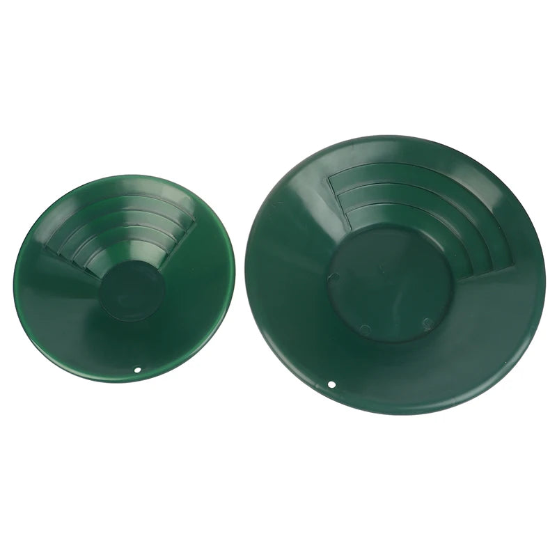 10/14/15inch Plastic Gold Pan Basin Nugget Mining Dredging Prospecting for Sand Gold Mining Manual Wash Gold Panning Equipment