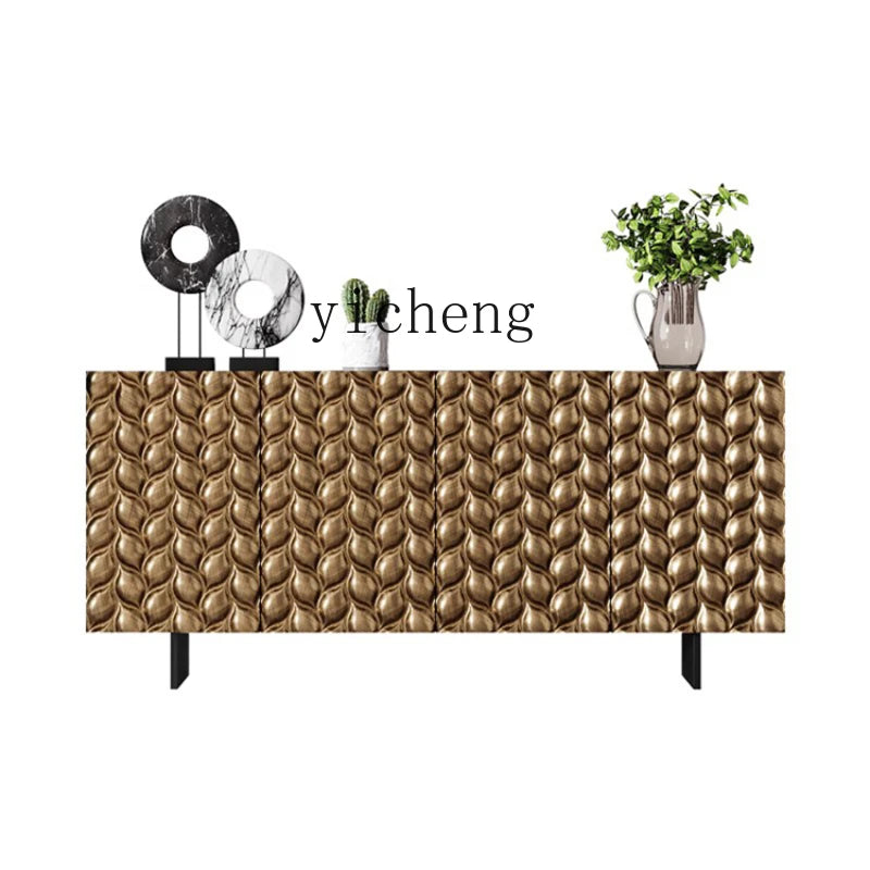 XL Light Luxury Sideboard Cabinet Post-Modern Storage Organizer Entrance Cabinet Bedroom Solid Wood TV Cabinet