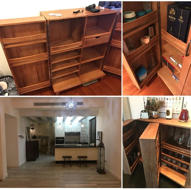 Wooden Kitchen Buffet Cabinet Sideboards Wooden Furniture Storage Locker Mebles Cuisine Entrance Patio De Outdoor Sets