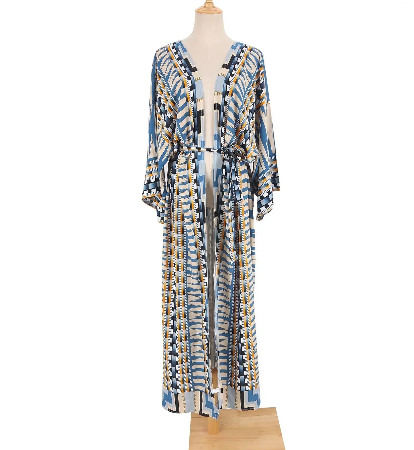 Womens Rayon Beach Blouses Kimono Cardigan Long Bikini Cover Up Bathing Suit Summer Outfit