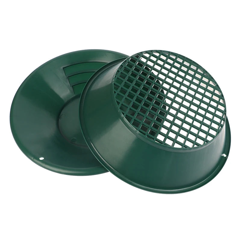 10/14/15inch Plastic Gold Pan Basin Nugget Mining Dredging Prospecting for Sand Gold Mining Manual Wash Gold Panning Equipment