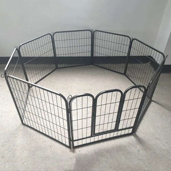 100x80 Dog Playpen Crate Fence Pet Play Pen Exercise Cage Portable Pet Dog Playpen Dog Enclosure Fence
