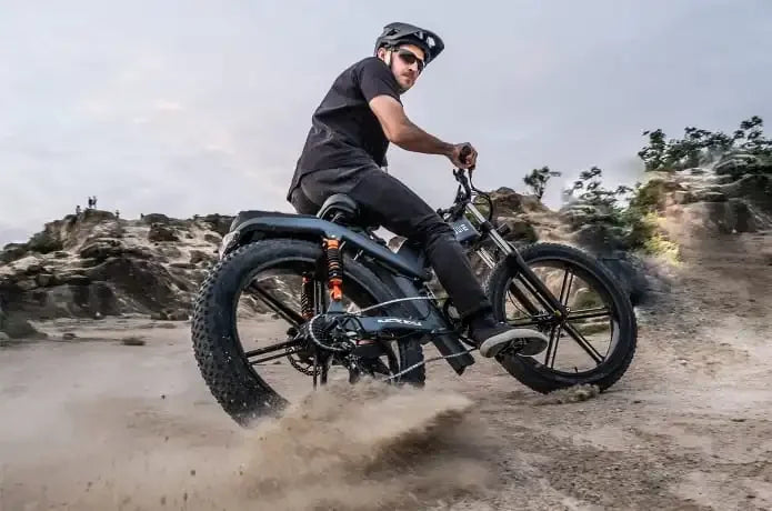 X26 Electric Motorcycle 48V28Ah 1000W 26inch fat tires Go off-road electric Bike hydraulic oil electric mountain bicycle