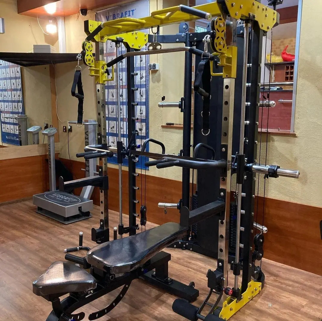 Xinrui Best Price Arm Multi-functional Gym Equipment Trainer Smith Machine with Weight Stack