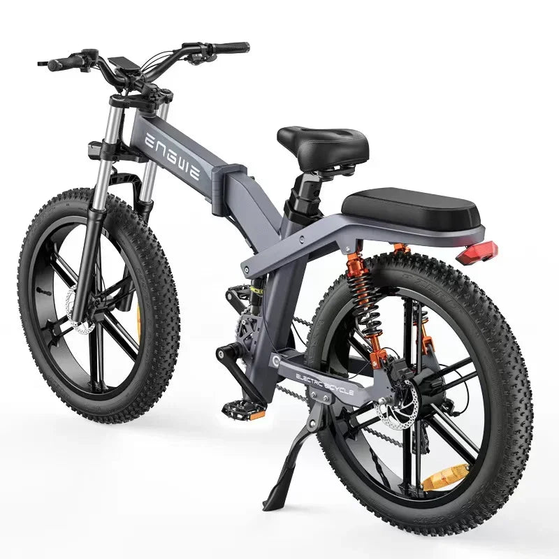 X26 Electric Motorcycle 48V28Ah 1000W 26inch fat tires Go off-road electric Bike hydraulic oil electric mountain bicycle