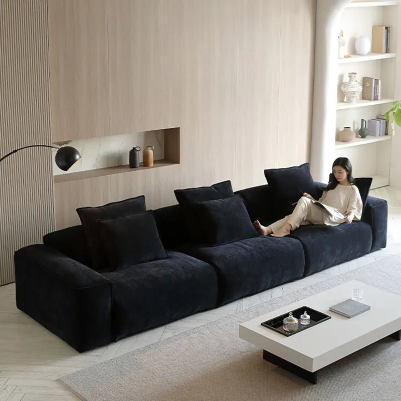 Italian Velvet Living Room Sofa Foam Sponge Minimalist Lounge European Living Room Sofa Barber Bedroom Canape Salon Furnitures