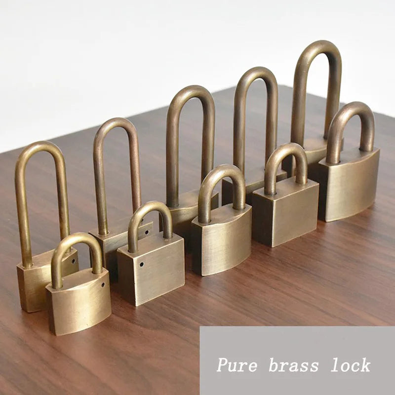 1 Set High Quality Door Latch Sliding Lock Solid Brass Flip Latch Safety Door Bolt Latch Lock Hardware For Garden Door Lock