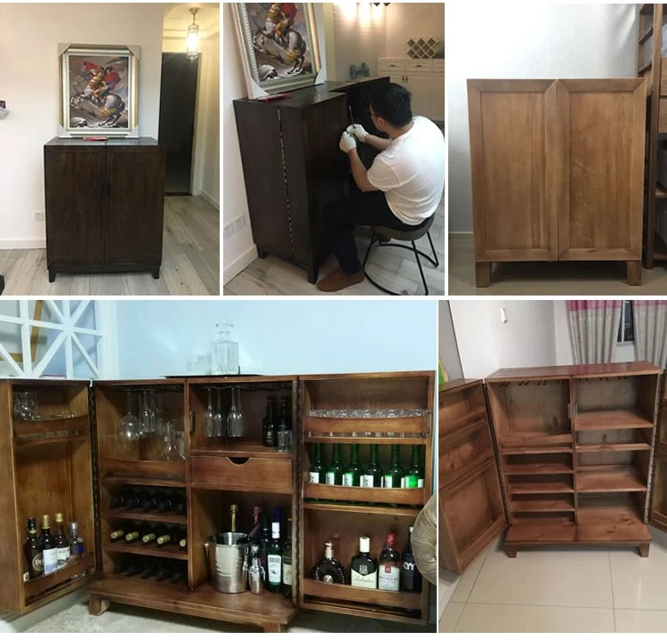Wooden Kitchen Buffet Cabinet Sideboards Wooden Furniture Storage Locker Mebles Cuisine Entrance Patio De Outdoor Sets