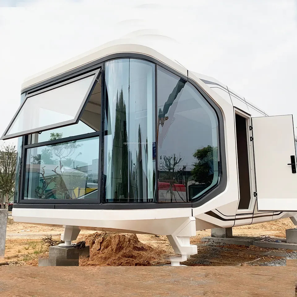 Prefab House Modern capsule cabin Hotel Container home sleep pod Outdoor Mobile Tiny house luxury Capsule House