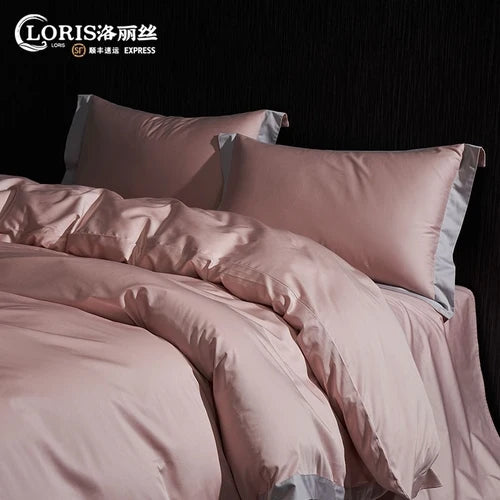 180 long-staple cotton bed four-piece cotton 100-cotton bed linen bedding of five-star hotel