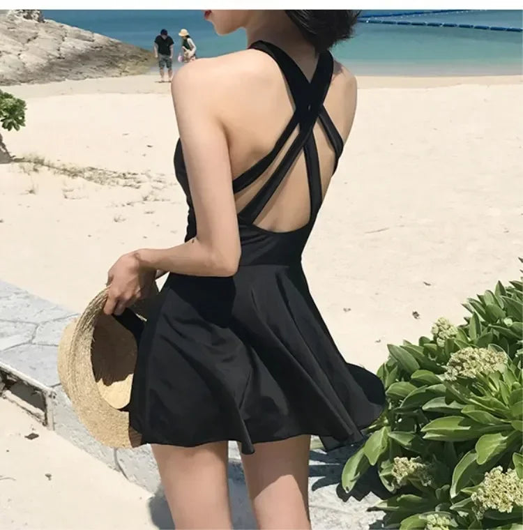 Women's New 2024 Slimming Micro-plump Swimsuit High-end Feelplus Size Conservative Thermal Bath Swimwear For Kids