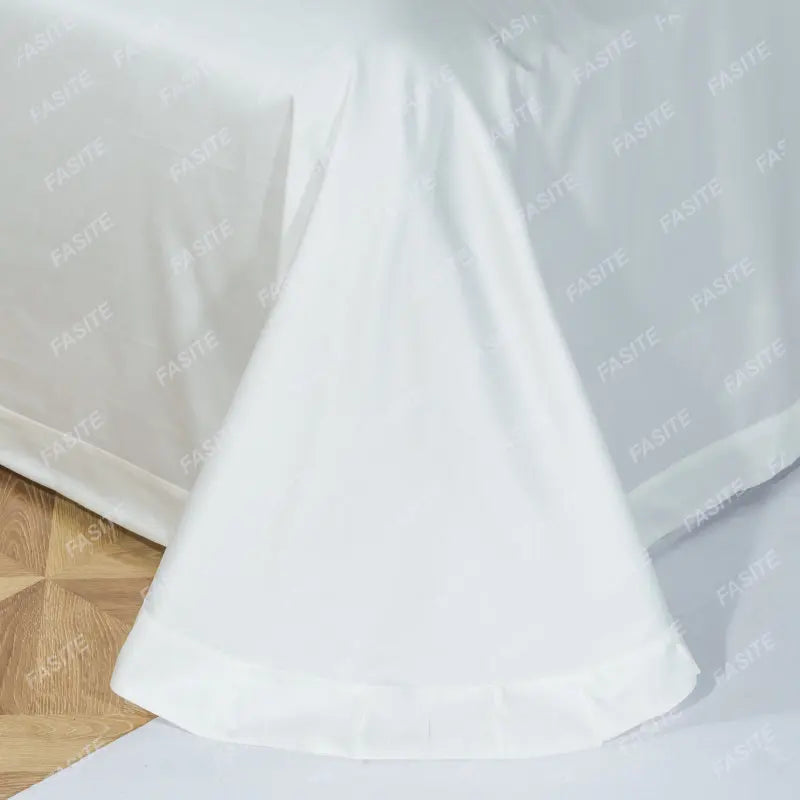 120s long-staple cotton satin cotton light luxury quilt cover four-piece high-end hotel European-style cotton bedding