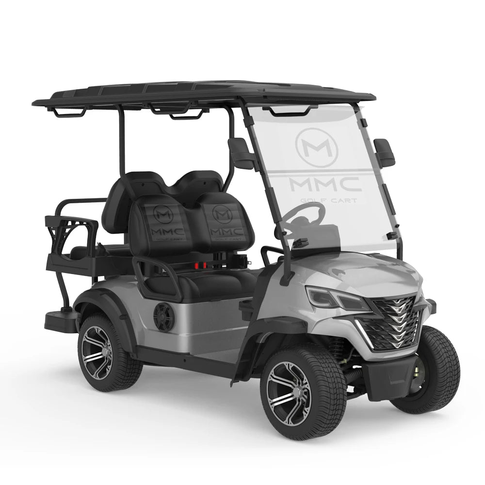 MMC New Model Electric Golf Cart with Luggage box option Rear under seat ice bucket Rain cover 2 4 6 seaters Golf Cart