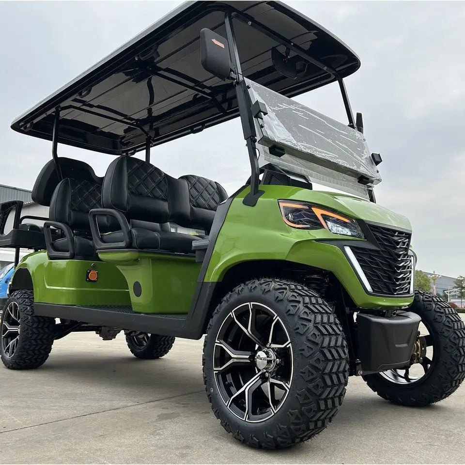 MMC New Model Electric Golf Cart with Luggage box option Rear under seat ice bucket Rain cover 2 4 6 seaters Golf Cart