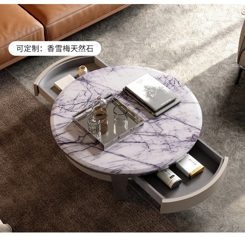 YY TV Cabinet Unit Light Luxury Modern High-End Designer Minimalist Coffee Table