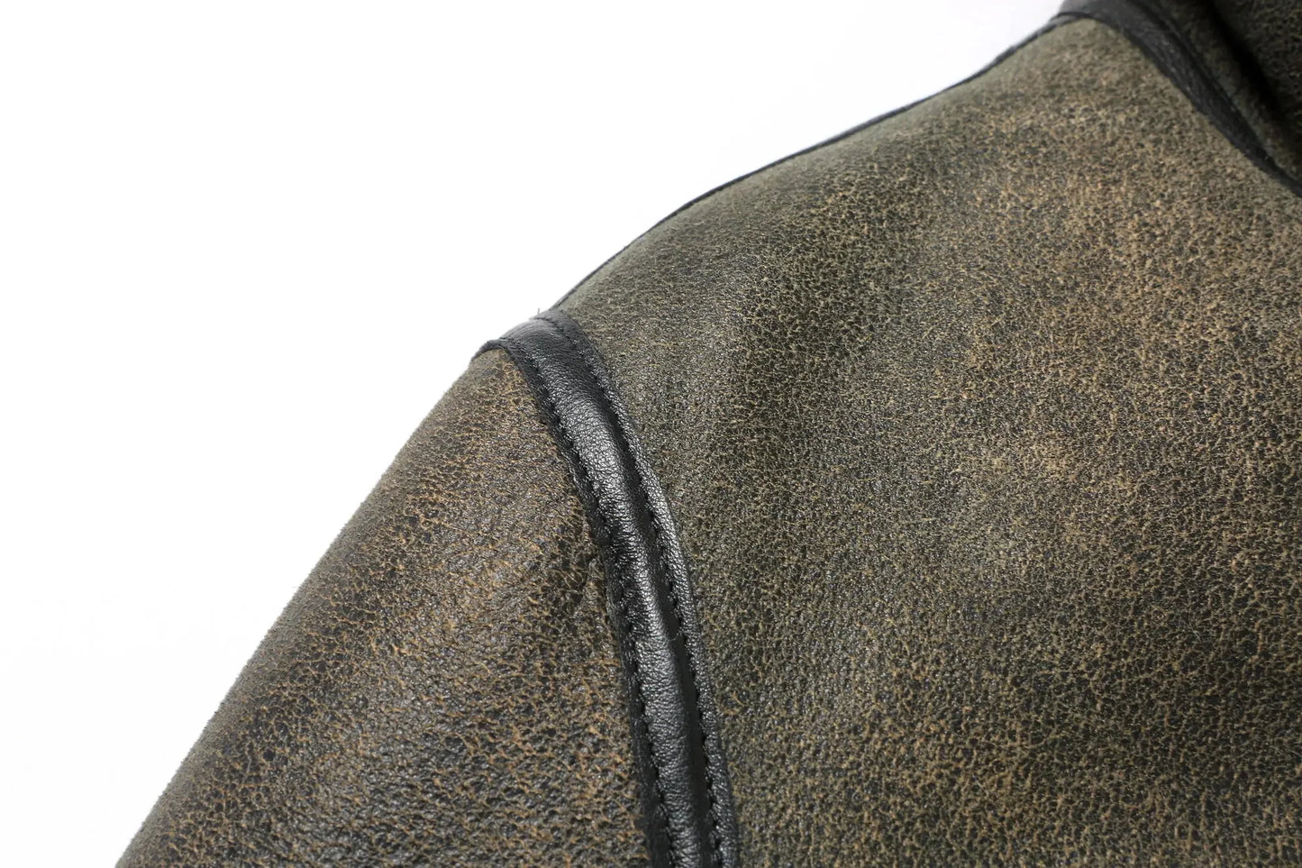 100% Natural Sheepskin Leather Jacket Winter Coat Real Fur Warm Explosive Style Sherpa Men's Large Motorcycle Fashion