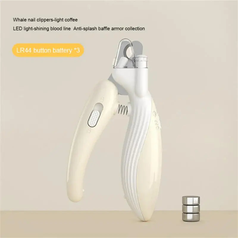 Professional Pet Nail Clippers With Led Light Pet Claw Grooming Scissors For Dogs Cats Small Animals Paw Nail Trimmer Pet Supply