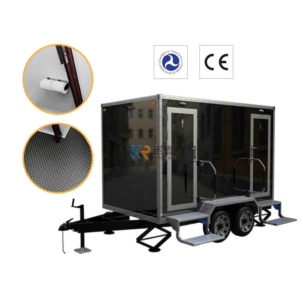 2023 Prefabricated Modular 10ft Container Bathroom Public Toilet Tiny House Mobile Shower Container Toilet