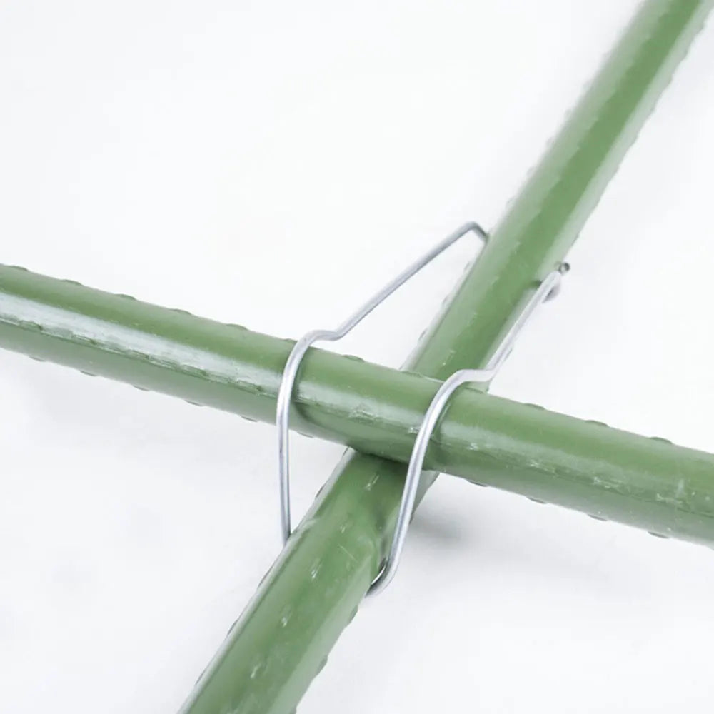 10pcs Plant Trellis Connecting Buckles Climbing Pipe Support Fixing Tool Garden Stake Connectors For Vegetable Garden Roof