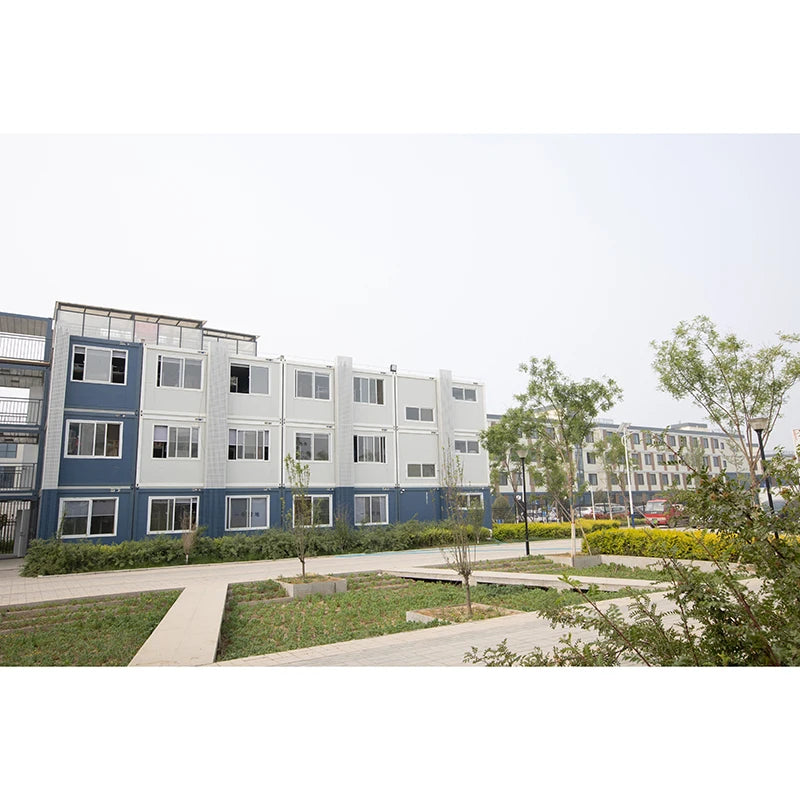 In china 40ft prefabricated flat pack hotel container house Sandwich panel modular home FOR Sale