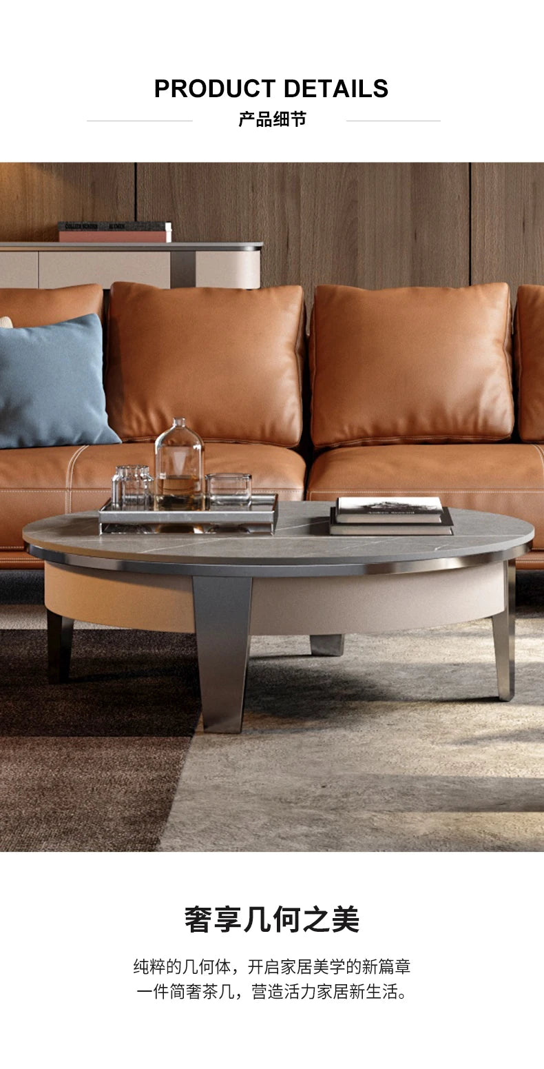 YY TV Cabinet Unit Light Luxury Modern High-End Designer Minimalist Coffee Table