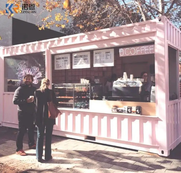 Outdoor Customized Prefabricated Design Container House Coffee Shop Bar