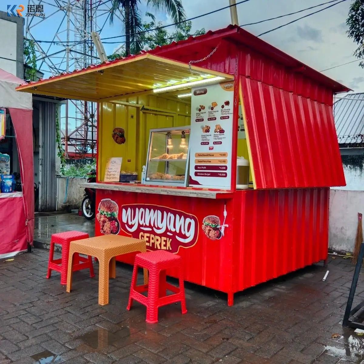 Luxury Flat Pack Folding Container House Prefabricated Steel Container Coffee Shipping Container Bar