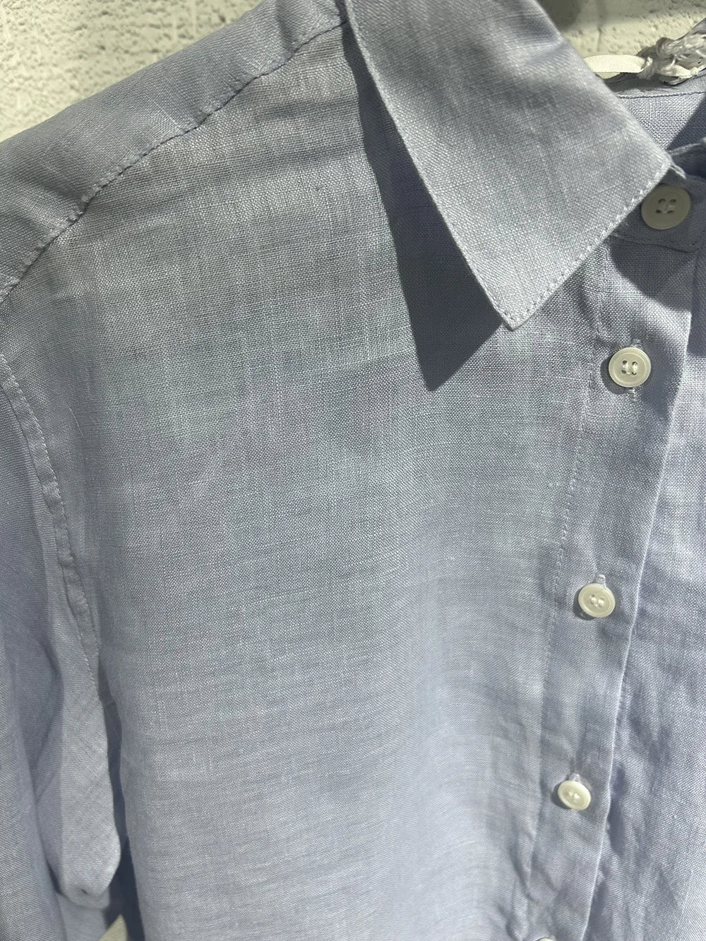 100% Linen French Ladies White Shirt 2024 Spring New Chic Casual Linen Slim Cardigan Tops Office Women's Long Sleeved Shirts