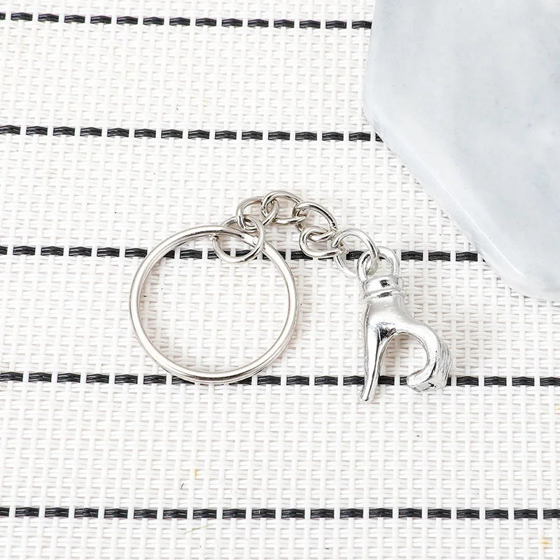 1 Pair Alloy Hand Magnet Couple Key Ring Sweet Key Chains DIY Jewelry Gifts
