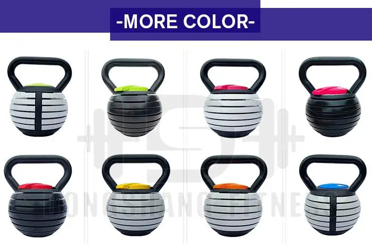 10-40LB Custom Logo Adjustable Kettlebell Weights Sets For Men Women Home Fitness Gym Equipment