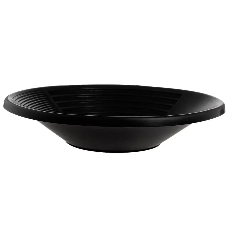 Black Plastic Gold Mining Pan with Two Types Riffles Prospecting Mining 38cm/15inches Suitable for Outdor Black Dropship