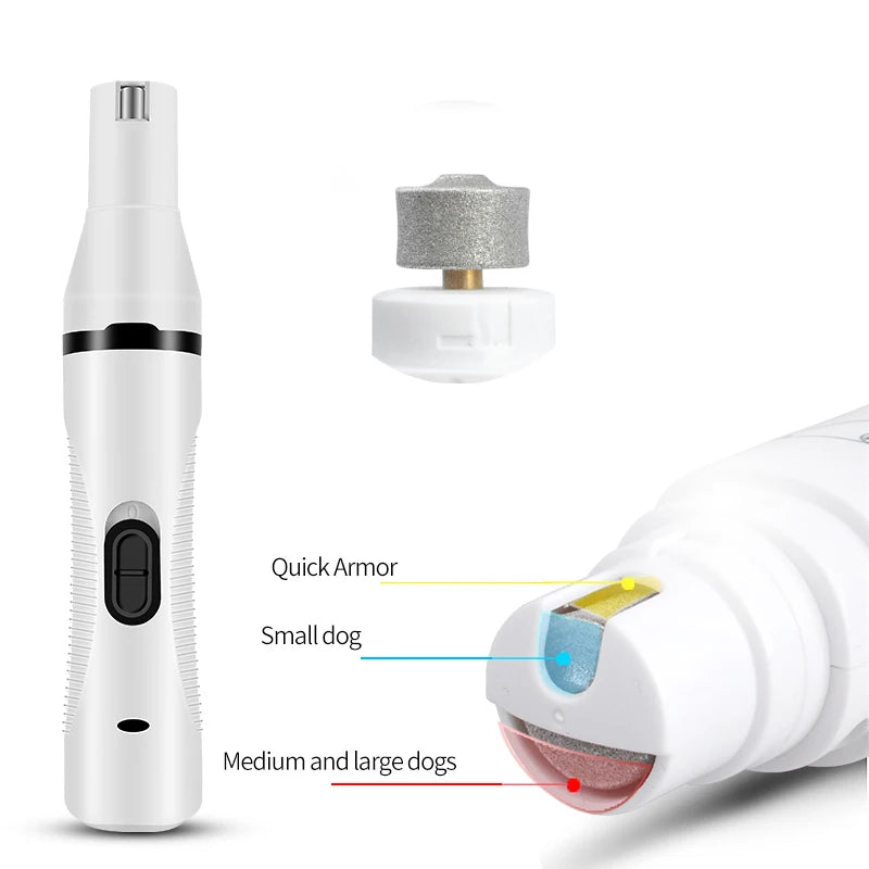 Pet Clipper 3 IN 1 Cordlress Pet Grooming Trimmer Dog Hair Trimmer Paw Nail Grinder Foot Toe Hair Cutting Machine Cutter for Cat