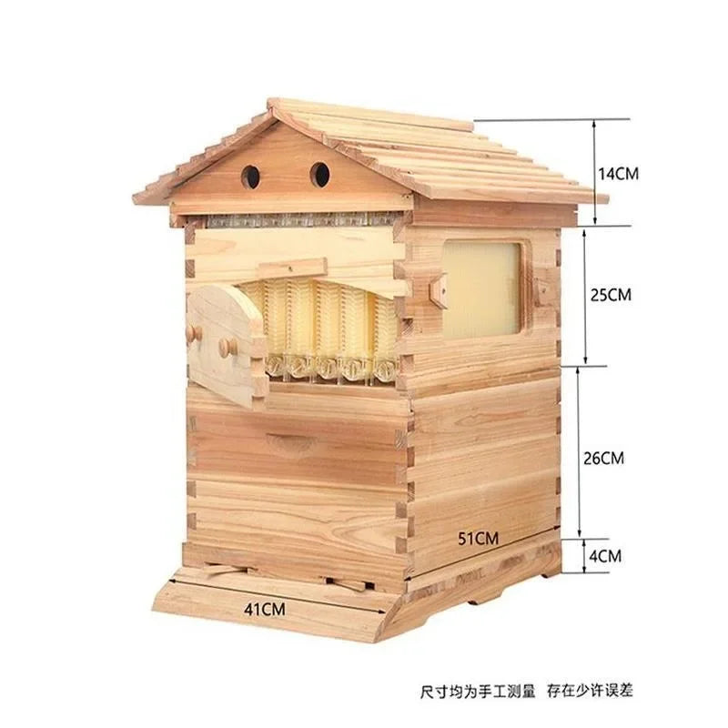 Automatic Flow Beehive Automatic Flow Honey Honeycomb Plastic Honeycomb Honeycomb Outlet Hive