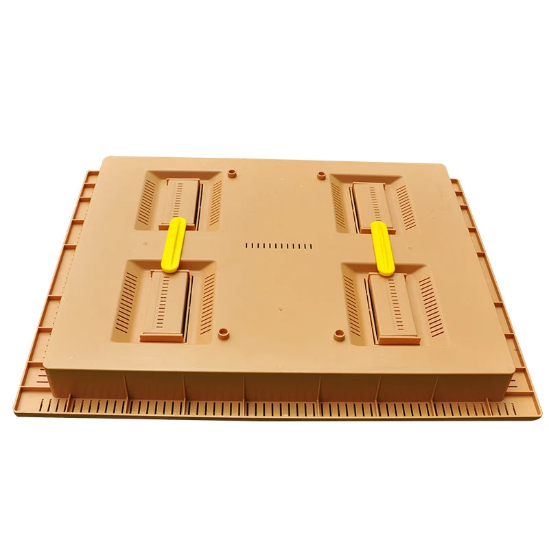 2023 Luxury 3 Layers Insulation Plastic Beehive, Super Solid Langstroth Beehive 10 Frames Plastic Beehives Top Bee Feeder