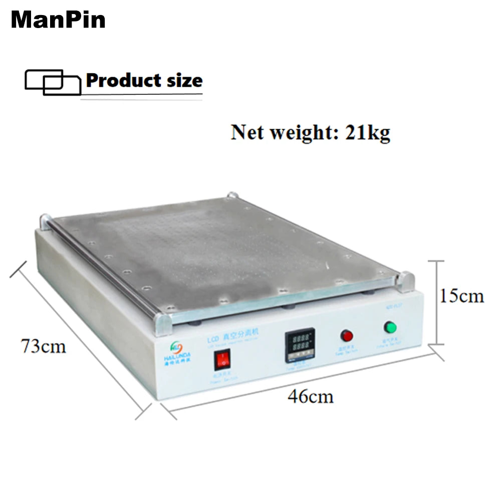 27inch LCD Screen Separator Tablets Mobile Phone Display Front Glass Removing Machine For Macbook Pro Air Mac Mini iPhone iPad